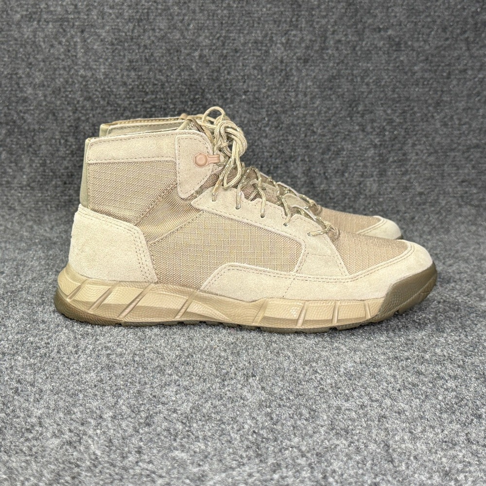 Oakley Urban Explorer Mid Tactical Boots Men's 7.5 Rye Suede Nylon Hiking Combat